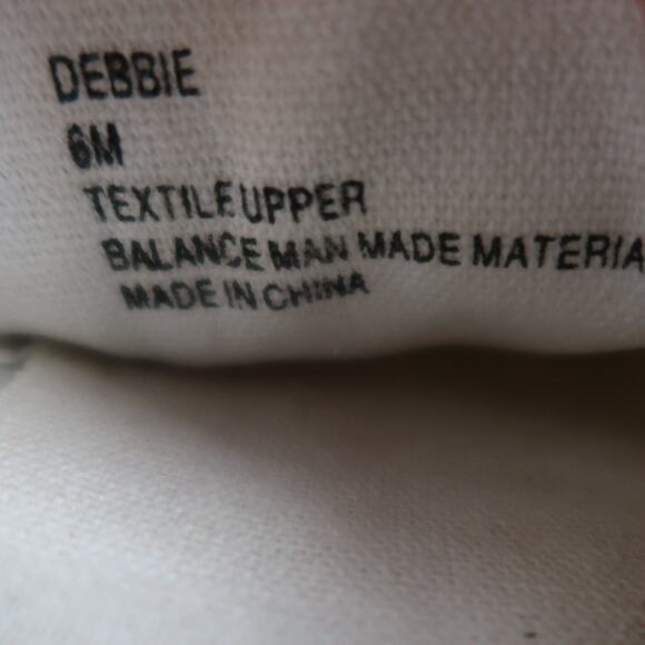 Casual Shoes Womens 6 Canvas Trainers Slip On Flat Moc Toe White Lightweight - Picture 12 of 12